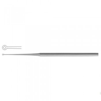 Buck Ear Curette Fig. 00 - Straight - Blunt Stainless Steel, 17 cm - 6 3/4" 